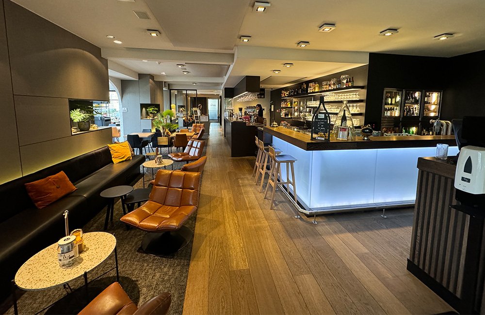 Hotel lobby in Belgium - Hotel lobby in Belgium