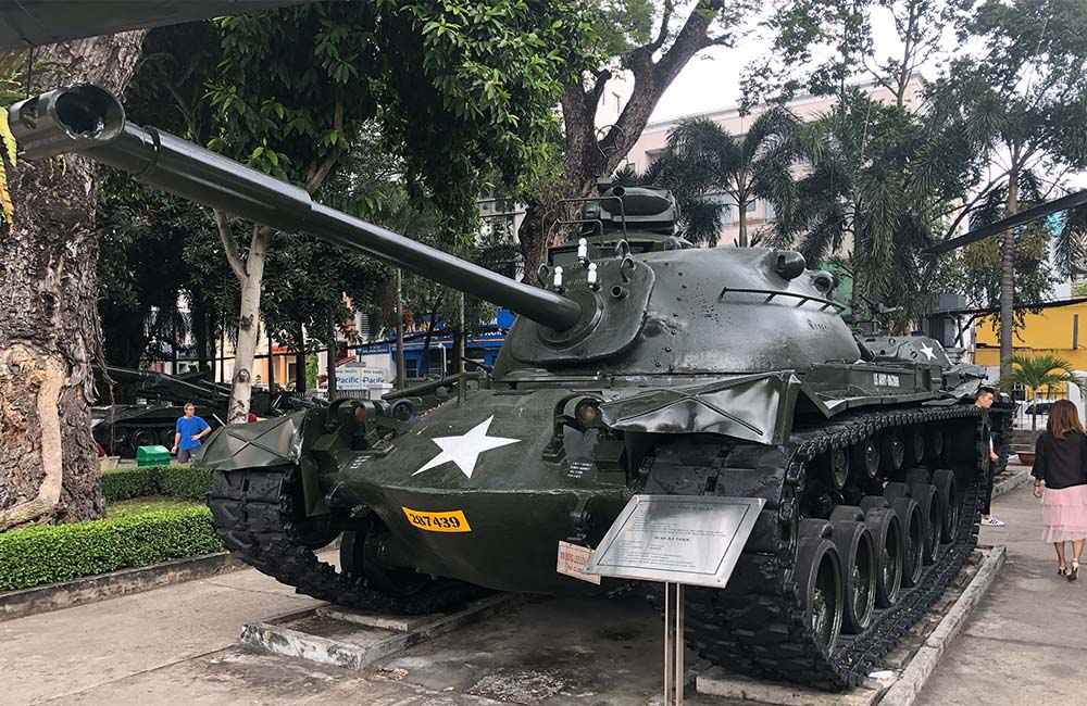 American tank at the War Remnants Museum American tank at the War Remnants Museum