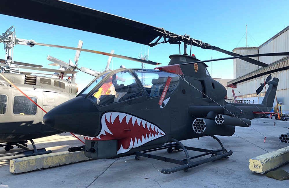 Cobra helicopter at Pearl Harbor Aviation Museum Cobra helicopter at Pearl Harbor Aviation Museum
