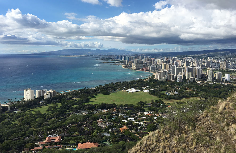 View from Diamond head View from Diamond head