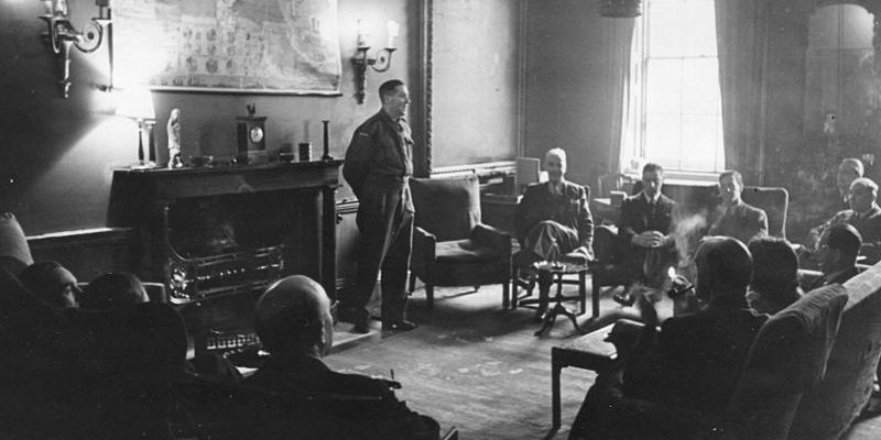 What was the job of MI19, one of the sections of the British Directorate of Military Intelligence, during World War II?