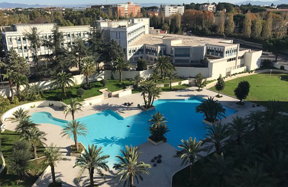 Hotel view in Rome